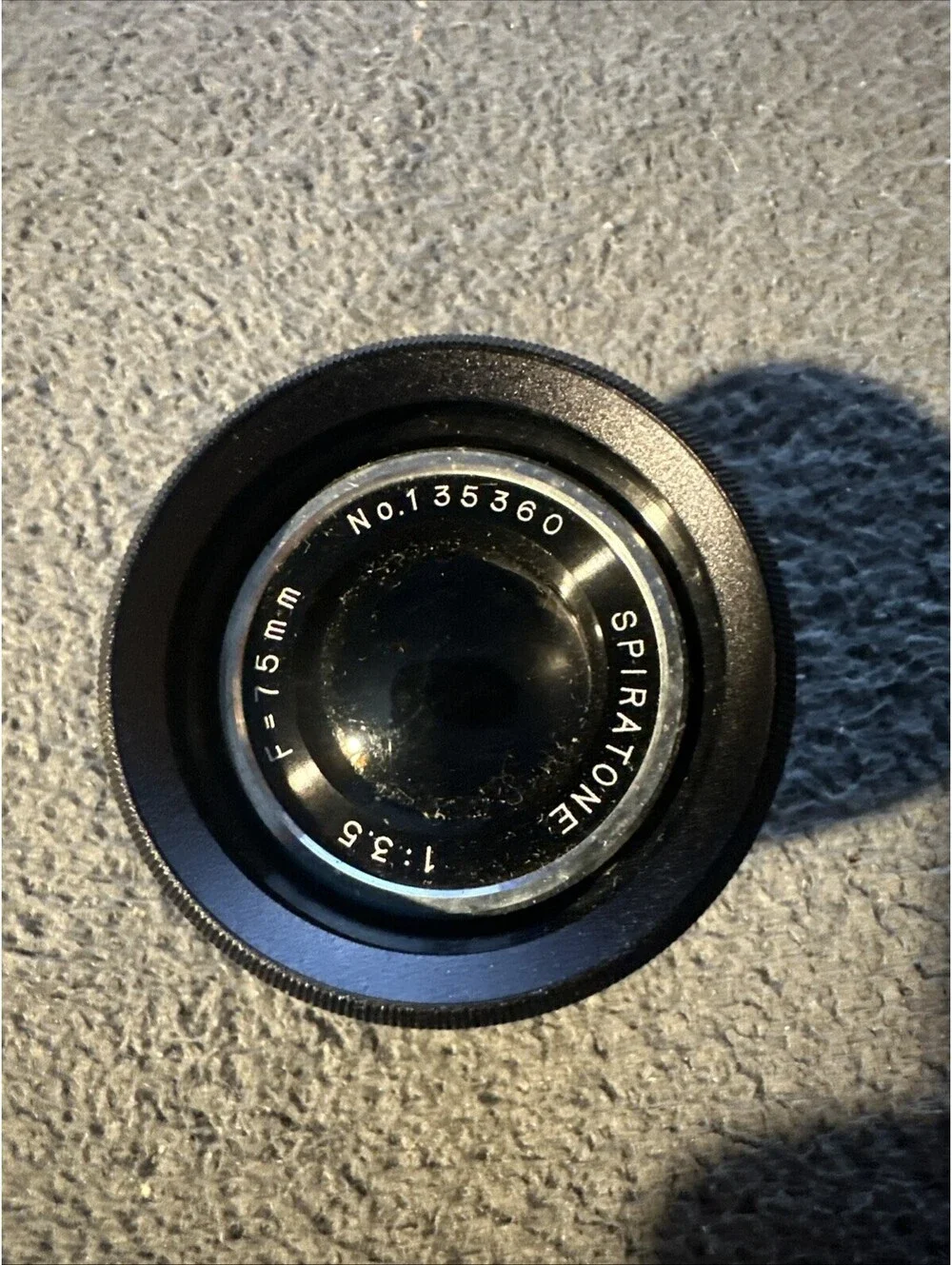 Spiratone 1:3.5 F=75mm No. 135360 VTG Lens Made In Japan